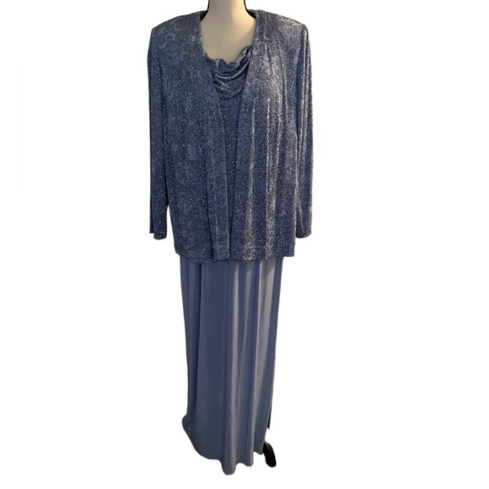 Alex Evening Blue dress blazer size 16W